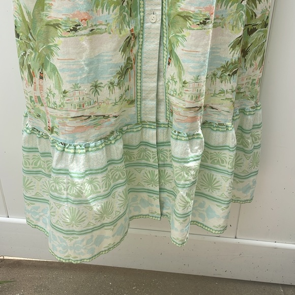 Spartina 449 | Dabney Mid Dress | Overboard Coastal Dreams | NWT Large - Picture 14 of 17